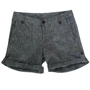 Patagonia Size 2 Cuffed Shorts Hemp Organic Cotton Grey Gray